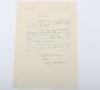 Leni Riefenstahl. Famous German film director signed letter