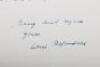 Leni Riefenstahl. Famous German film director signed letter - 2