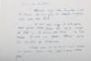 Leni Riefenstahl. Famous German film director signed letter - 3