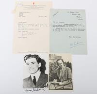 Victoria Cross autographed Postcards and letters