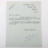 Victoria Cross autographed Postcards and letters - 6
