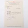 Victoria Cross autographed Postcards and letters - 8