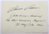 Victoria Cross World War II signatures on letters, cards, clipped documents copied London Gazette citations. - 2