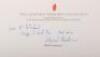 Victoria Cross World War II signatures on letters, cards, clipped documents copied London Gazette citations. - 8