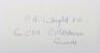 Victoria Cross World War II signatures on letters, cards, clipped documents etc - 3