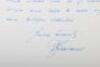 Victoria Cross World War II signatures on letters, cards, clipped documents etc - 8