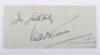 Victoria Cross World War II Signatures on paper, card and on copied citation - 5