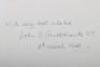 Victoria Cross World War II Signatures on paper, card and on copied citation - 7
