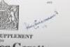 Victoria Cross World War II Signatures on paper, card and on copied citation - 10