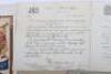 Hampshire Regiment interesting mixed ephemera including official War Office letter to " mother" - 6