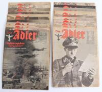 21x Third Reich Der Adler Magazines