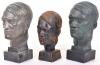 3x Adolf Hitler Head Table Busts - 2