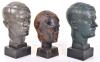 3x Adolf Hitler Head Table Busts - 3