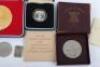 Various silver coinage including silver gilt medal for 25th Anniversary QEII (88.76g) - 3