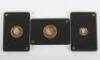 Gibraltar Sir Winston Churchill Ð Our Finest Hour 2015 three coin set, Sovereign, Half Sovereign, Quarter Sovereign - 2