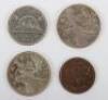 Four Canada prooflike coins, 2x1951 25 Cents, 1947 5 Cents and 1961 1 Cent - 2