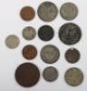 Selection of 19th century and later coins, including 1800 Willhelm III Drei Einen Thaler, 1797A 4 Groschen - 2