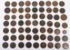 Selection of Victoria copper coinage, including 1870 Ceylon