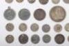 A selection of George III and later silver coinage, including 1829 Shilling, 1887, 1897, 1893 Halfcrowns - 2