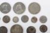 A selection of George III and later silver coinage, including 1829 Shilling, 1887, 1897, 1893 Halfcrowns - 4