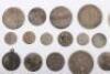 A selection of George III and later silver coinage, including 1829 Shilling, 1887, 1897, 1893 Halfcrowns - 7