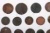A good selection of copper coinage including 1783 Washington Independence, Charles I 1673 Farthing, William & Mary Halfpenny - 10