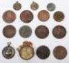 Mixed lot including seven 18th and 19th century halfpenny tokens