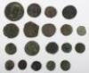 Selection of Roman coinage including Probus Antoninianus Pax Lugdunum (EF), an Honorius example