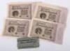 A selection of mostly GB and world Banknotes, including 18x One Pound notes, 10 Shillings - 6