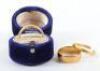 Three 22ct gold wedding rings - 2