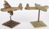 Two Brass Desk Models of WW2 Aircraft - 2