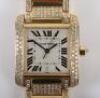 An 18ct gold and diamond Cartier Tank Francaise Automatic, Ref: 1840 - 2