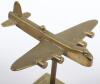 Two Brass Desk Models of WW2 Aircraft - 3