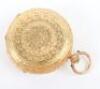 A late Victorian 18ct gold ladies pocket watch - 4