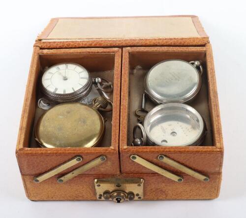 A group of pocket watches including a Victoria silver W. Christies, Cannon St London