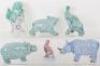 Six Herend ceramic animals - 2