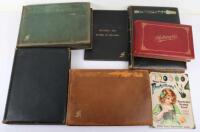 Postcard and photograph albums relating to the Fox family of actors, two albums bearing ÔFÕ on the front