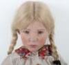 A German Gotz doll no. 24 of 500 of a girl with plaited hair - 2