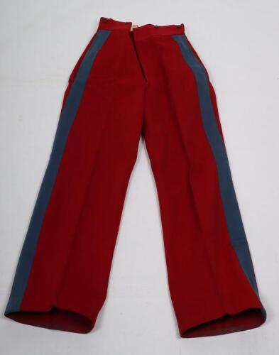 A pair of French Saint-Cyr military academy dress trousers