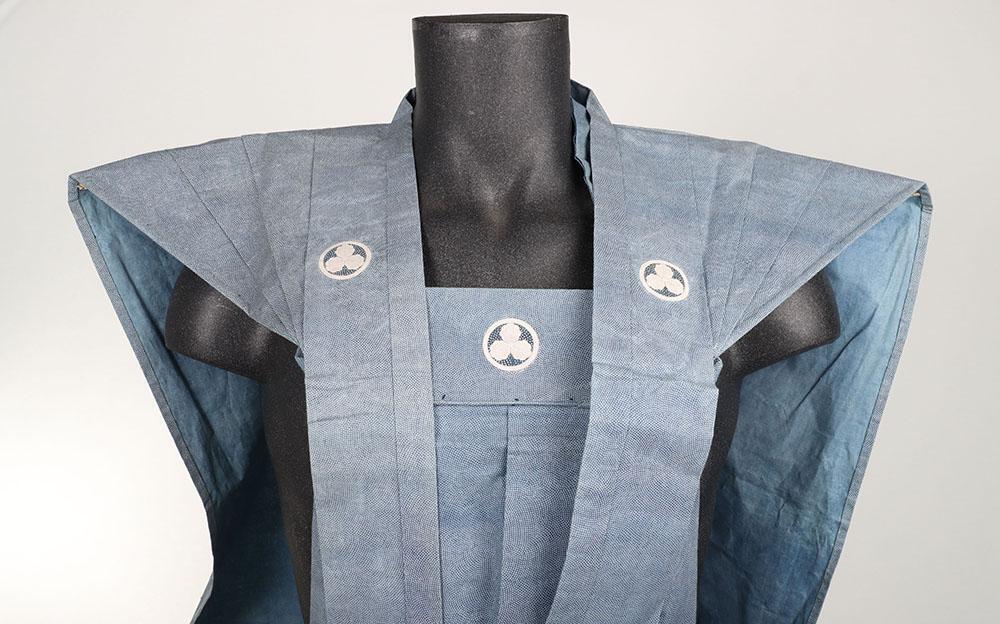 A pair of Japanese blue robes