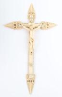 A fine Napoleonic prisoner of war bone crucifix