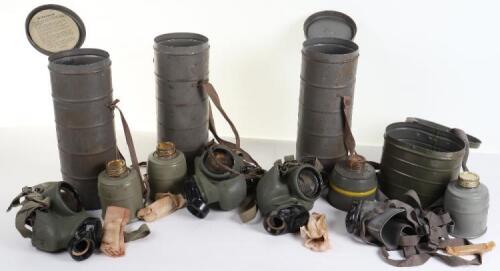 3x Pre-WW2 Czechoslovakian Military Gas Masks