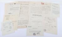 Grouping of German Military and Civilian Documents