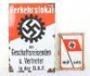 WW2 German NSDAP and DAF Enamel Signs