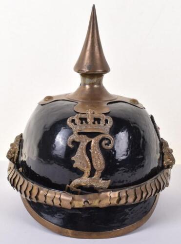 Bavarian Schweren Reiter-Regiment Officers Pickelhaube