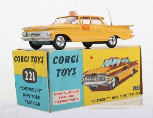 Corgi Toys 221 “Chevrolet” New York Taxi Cab