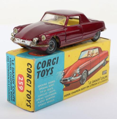 Corgi Toys 259 Citroen&rdquo; Le Dandy&rdquo; Coupe, Henri Chapron body on Citroen D.S. Chassis