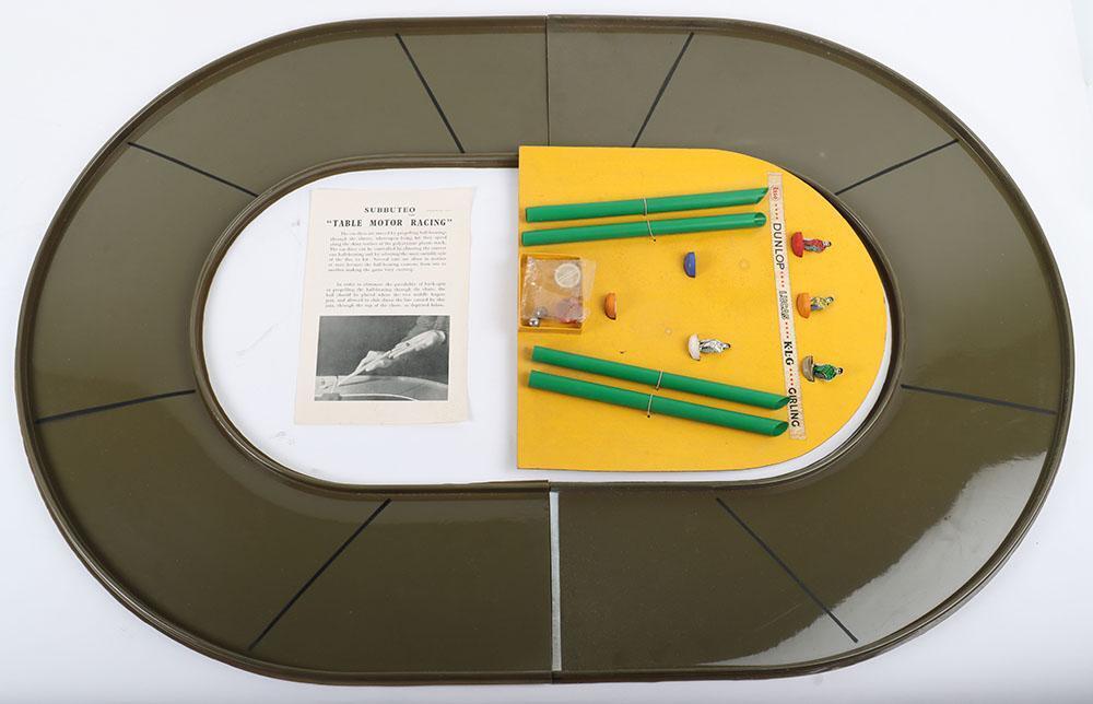 Table For Subbuteo Very Rare Subbuteo Table Motor Racing game