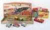 Boxed Wells Toys Tinplate Friction Drive Fire Chief Siren Car - 2