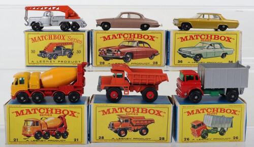 Six Boxed Matchbox Lesney Regular Wheels Models